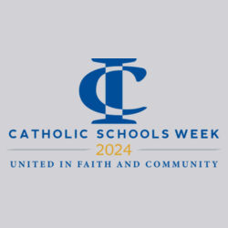 Catholic Schools Week 2023 - Heavy Blend Youth Crewneck Sweatshirt Design