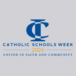 Catholic Schools Week 2023 - Heavy Blend Youth Hooded Sweatshirt Design