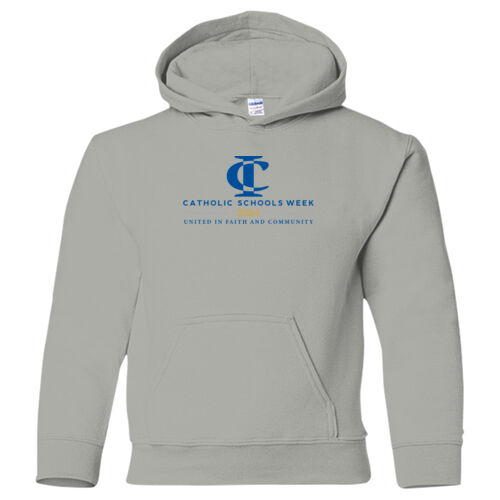Catholic Schools Week 2023 - Heavy Blend Youth Hooded Sweatshirt Thumbnail